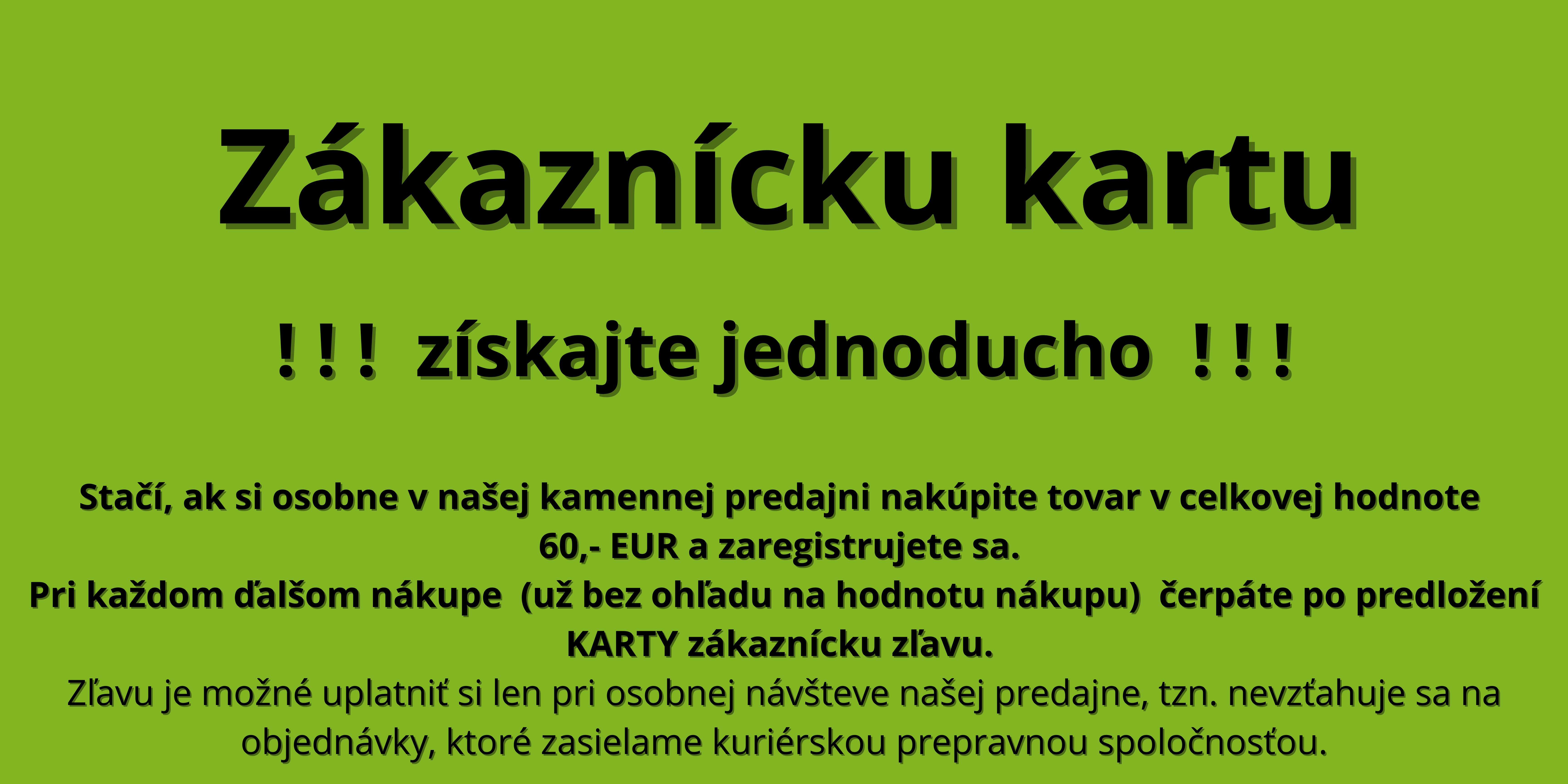 Zákaznícka karta
